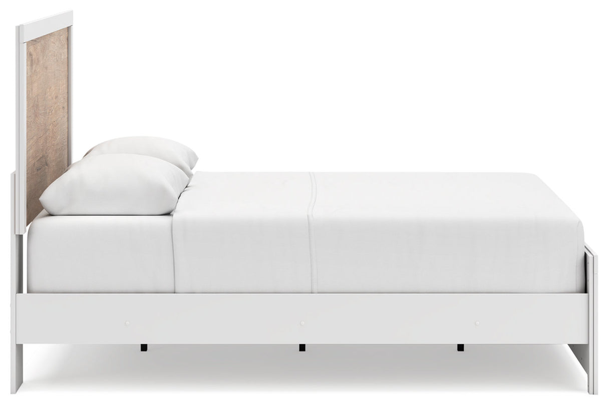 Charbitt Two-tone Queen Panel Bed from Ashley - Luna Furniture