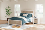 Charbitt Two-tone Queen Panel Bed from Ashley - Luna Furniture