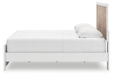 Charbitt Two-tone King Panel Bed -  Ashley - Luna Furniture