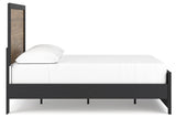 Vertani Black Full Panel Bed from Ashley - Luna Furniture