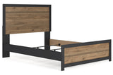 Vertani Black Queen Panel Bed from Ashley - Luna Furniture