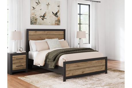 Vertani Black Panel Bedroom Set from Ashley - Luna Furniture