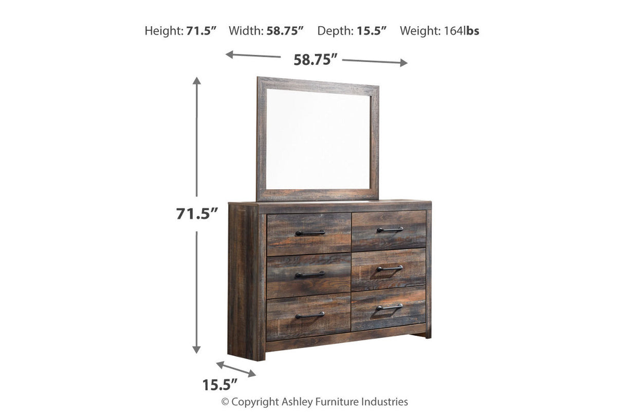 Drystan Multi Dresser and Mirror -  Ashley - Luna Furniture