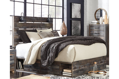 Drystan Multi Queen Platform Bed with 4 Storage Drawers -  Ashley - Luna Furniture