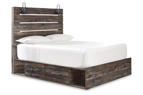 Drystan Multi Queen Platform Bed with 2 Storage Drawers -  Ashley - Luna Furniture