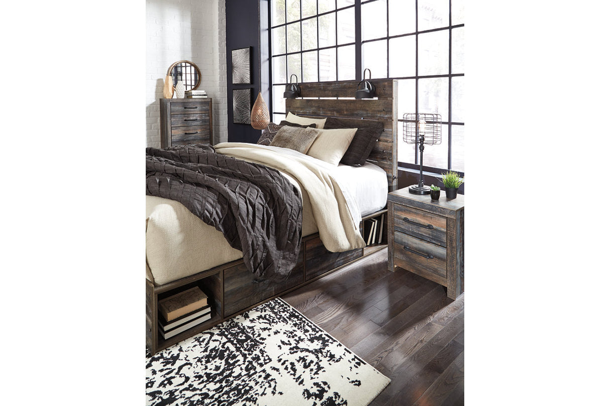 Drystan Multi Queen Platform Bed with 4 Storage Drawers -  Ashley - Luna Furniture