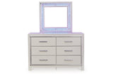 Zyniden Silver Dresser and Mirror -  Ashley - Luna Furniture