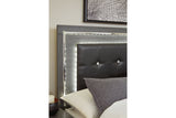 Lodanna Gray King Panel Bed -  Ashley - Luna Furniture