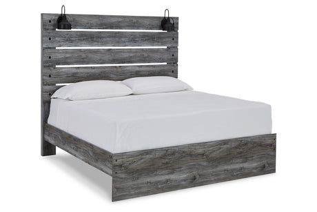 Baystorm Gray Queen Panel Bed from Ashley - Luna Furniture