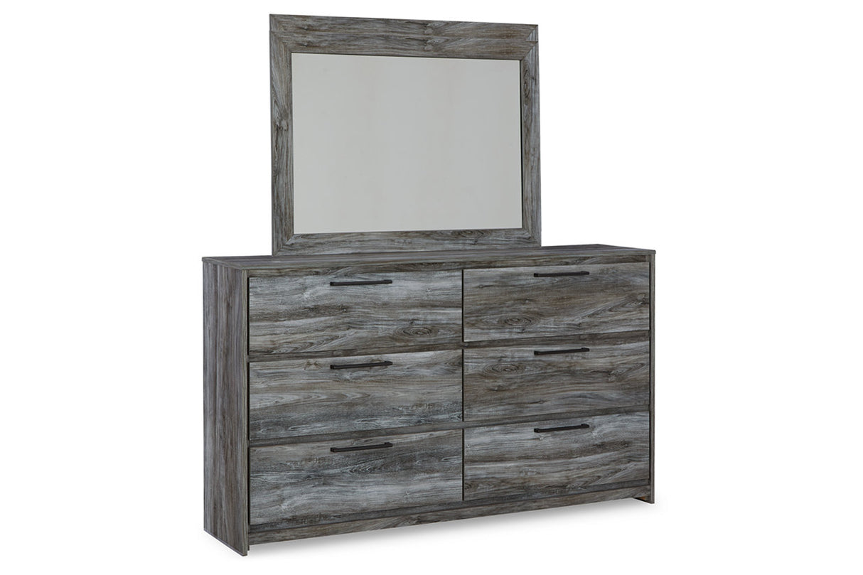 Baystorm Gray Dresser and Mirror -  Ashley - Luna Furniture