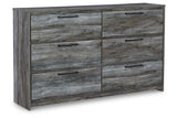 Baystorm Gray Dresser and Mirror -  Ashley - Luna Furniture