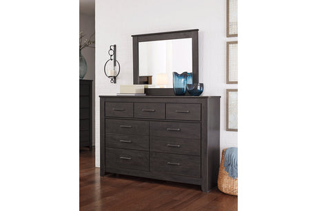 Brinxton Charcoal Dresser and Mirror -  Ashley - Luna Furniture