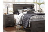 Brinxton Charcoal Queen Panel Bed from Ashley - Luna Furniture