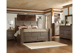 Juararo Dark Brown Dresser and Mirror -  Ashley - Luna Furniture