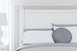 Mollviney White Full Panel Bed -  Ashley - Luna Furniture