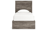 Ralinksi Gray Twin Panel Bed -  Ashley - Luna Furniture