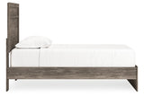 Ralinksi Gray Twin Panel Bed -  Ashley - Luna Furniture