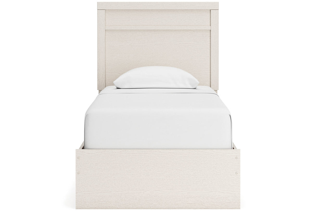 Stelsie White Twin Panel Bed -  Ashley - Luna Furniture