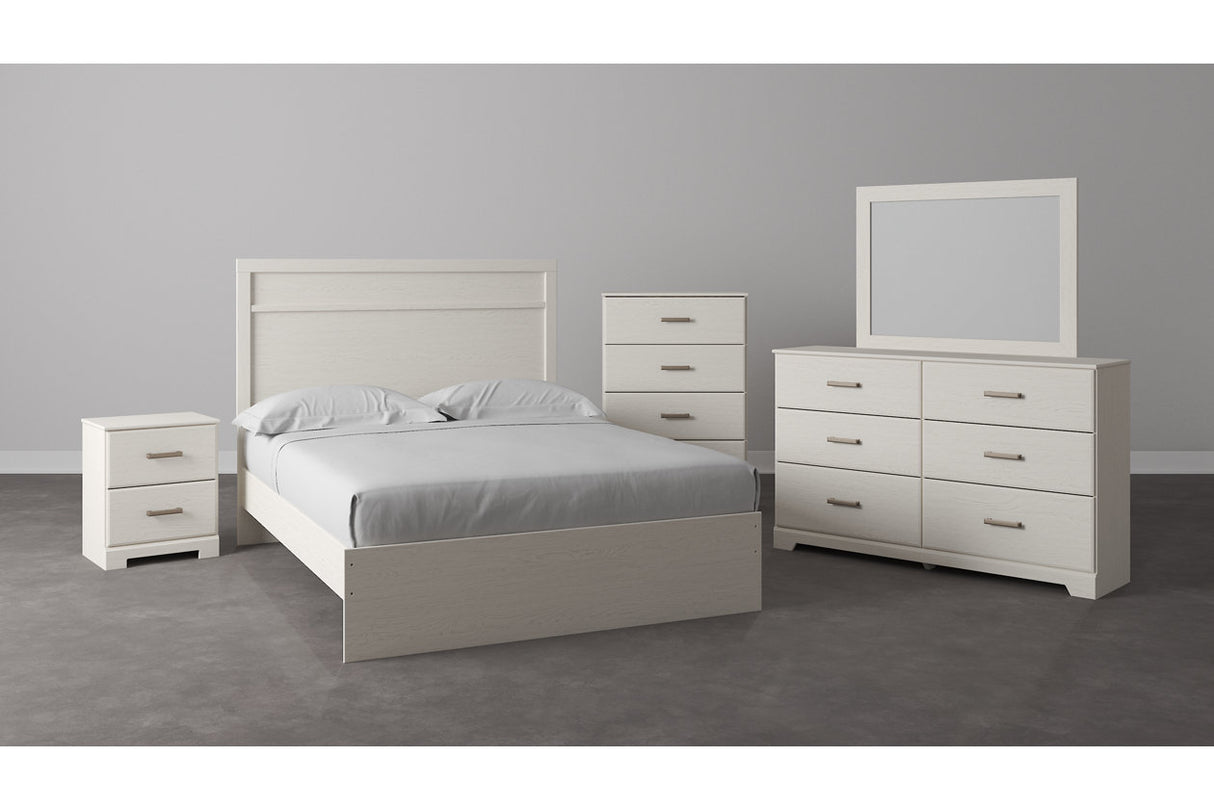 Stelsie White Dresser and Mirror -  Ashley - Luna Furniture