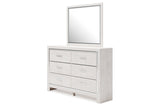 Altyra White Dresser and Mirror -  Ashley - Luna Furniture