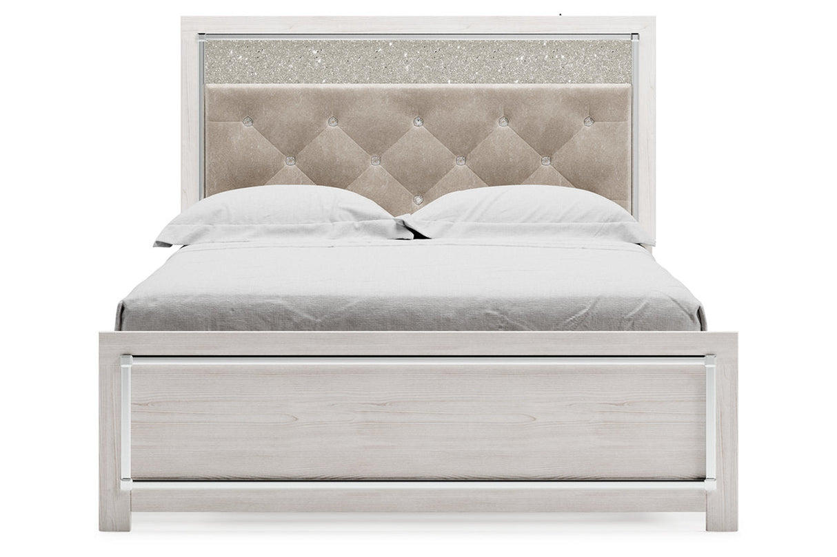 Altyra White Queen Platform Bed -  Ashley - Luna Furniture