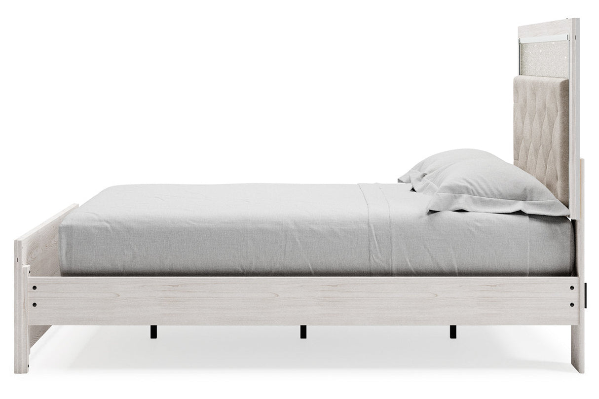 Altyra White Queen Platform Bed -  Ashley - Luna Furniture