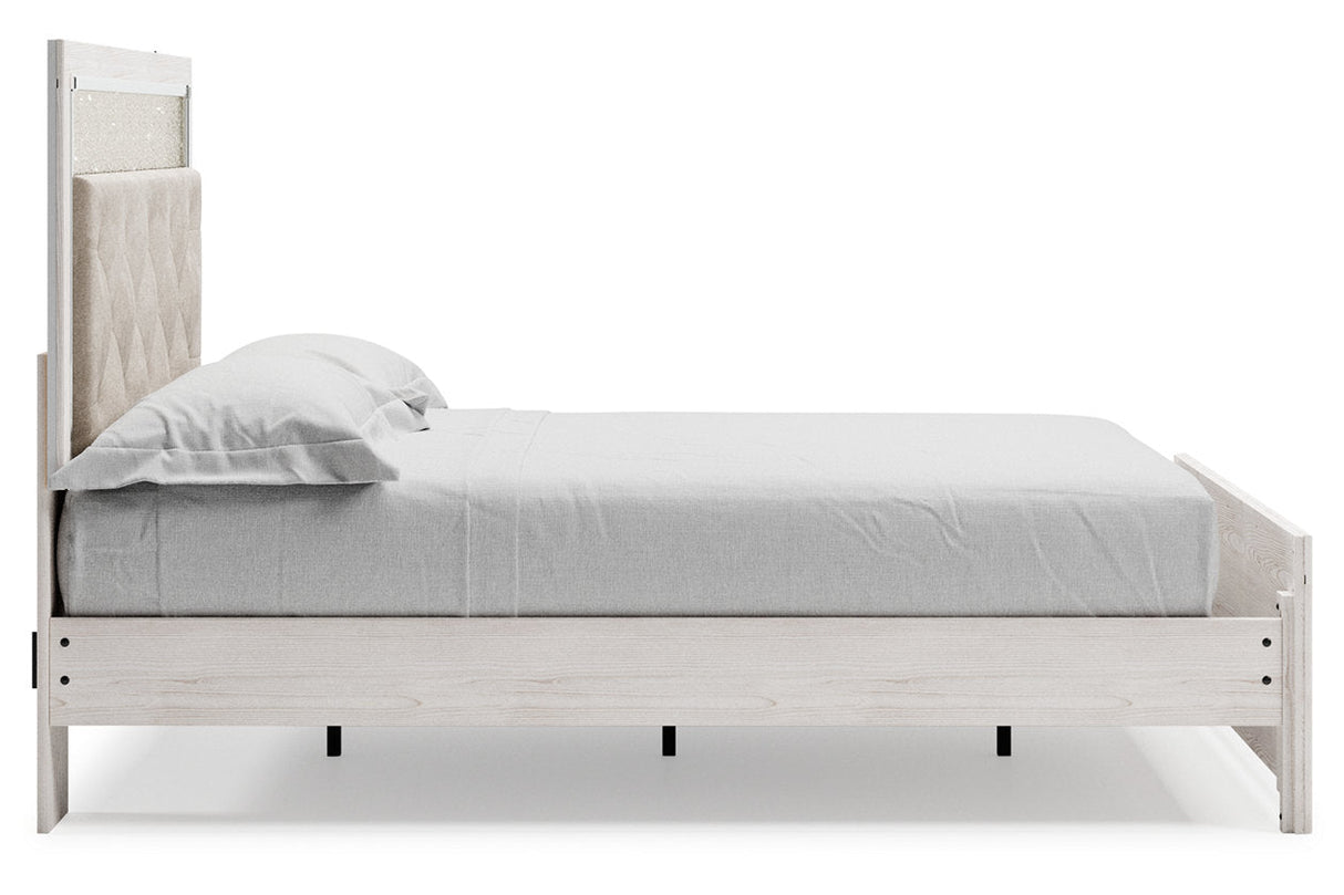 Altyra White Queen Platform Bed -  Ashley - Luna Furniture