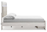 Altyra White Queen Upholstered Storage Bed -  Ashley - Luna Furniture