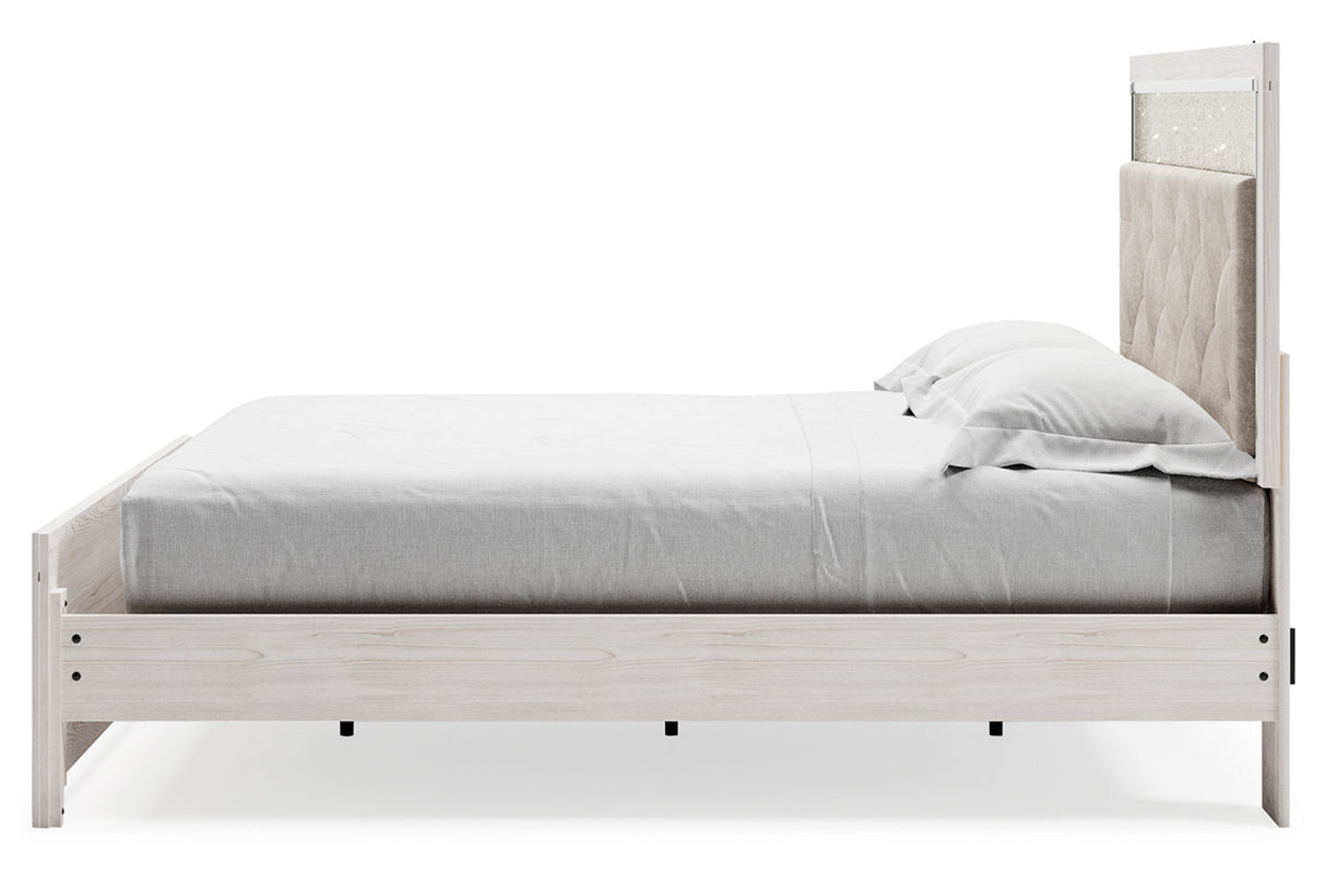 Altyra White King Platform Bed -  Ashley - Luna Furniture