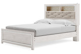 Altyra White Queen Platform Bookcase Bed -  Ashley - Luna Furniture