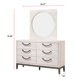 Veda Chalk Dresser -  Crown Mark - Luna Furniture