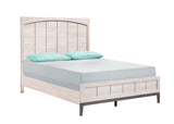 Veda Chalk Queen Panel Bed -  Crown Mark - Luna Furniture