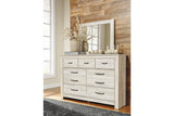 Bellaby Whitewash Dresser and Mirror -  Ashley - Luna Furniture