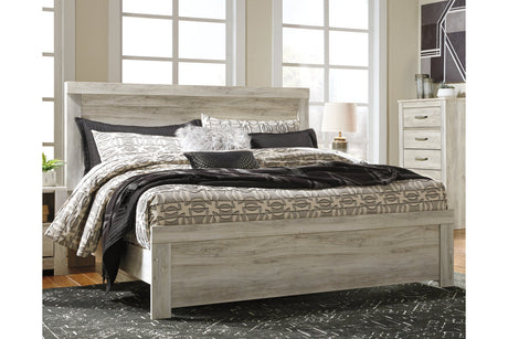 Bellaby Whitewash King Panel Bed -  Ashley - Luna Furniture