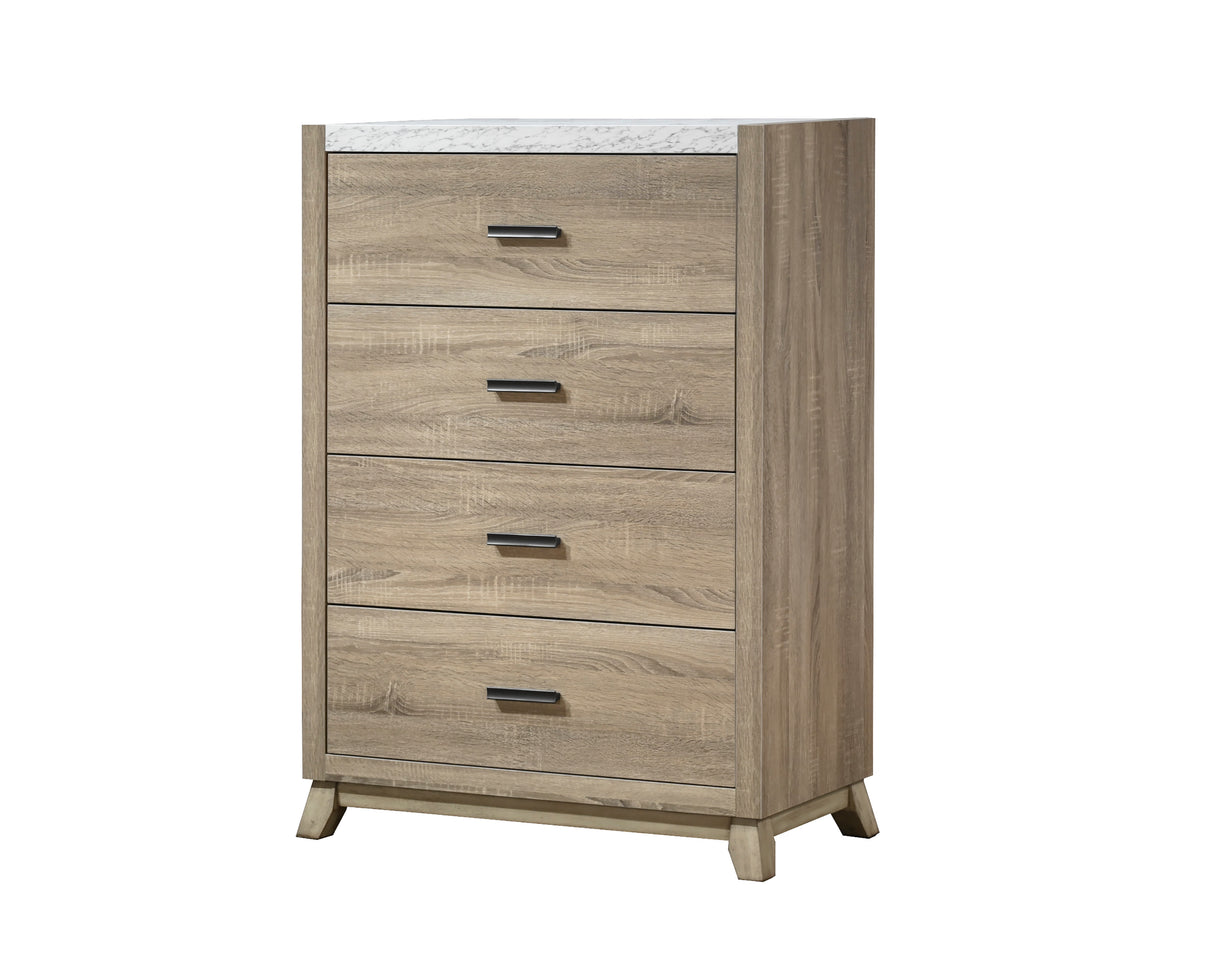 Tilston Natural Panel Bedroom Set -  Crown Mark - Luna Furniture