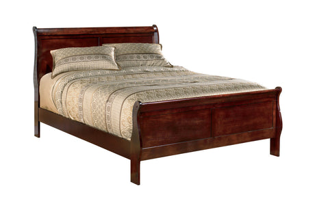 Alisdair Reddish Brown California King Sleigh Bed -  Ashley - Luna Furniture