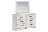 Cayboni Whitewash Dresser and Mirror from Ashley - Luna Furniture