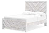 Cayboni Whitewash Full Panel Bed from Ashley - Luna Furniture