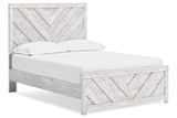 Cayboni Whitewash Full Panel Bed from Ashley - Luna Furniture