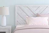 Cayboni Whitewash Full Panel Bed from Ashley - Luna Furniture