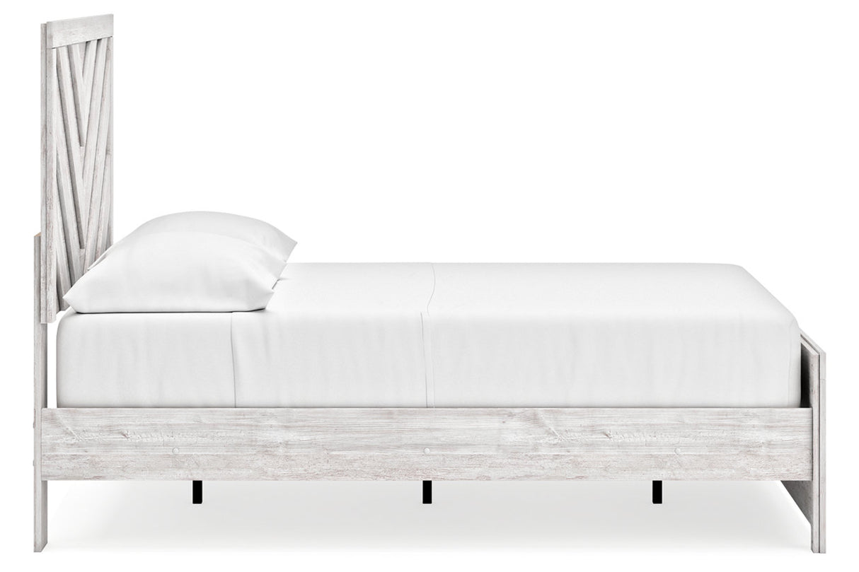 Cayboni Whitewash Full Panel Bed from Ashley - Luna Furniture