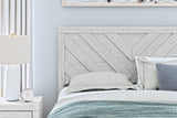 Cayboni Whitewash Queen Panel Bed from Ashley - Luna Furniture