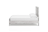 Cayboni Whitewash Queen Panel Bed from Ashley - Luna Furniture