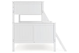 Nextonfort White Twin over Full Bunk Bed from Ashley - Luna Furniture