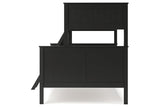 Nextonfort Black Twin over Full Bunk Bed from Ashley - Luna Furniture