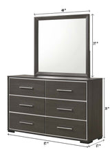 Sharpe Brown Mirror -  Crown Mark - Luna Furniture