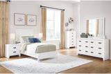 Binterglen White Twin Panel Bed from Ashley - Luna Furniture