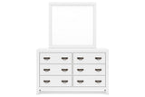 Binterglen White Dresser and Mirror from Ashley - Luna Furniture