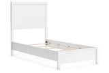 Binterglen White Twin Panel Bed from Ashley - Luna Furniture