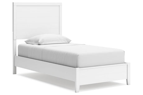 Binterglen White Twin Panel Bed -  Ashley - Luna Furniture